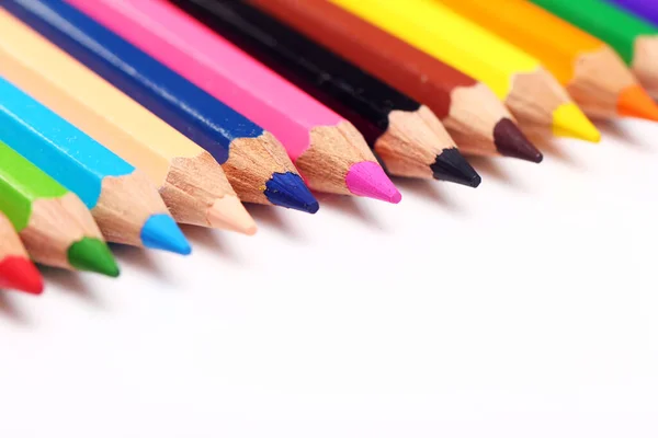 カラフルな鉛筆のクローズアップ — ストック写真