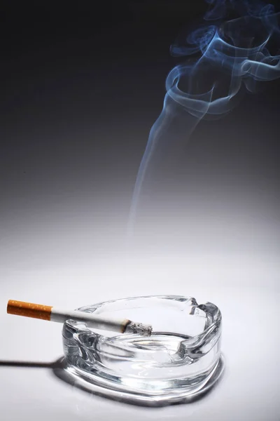 Cigarette Ashtray Gray Gradient — Stock Photo, Image