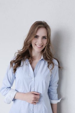 Beautiful woman with cute face