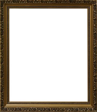 Beyaz çerçeveli boş çerçeve