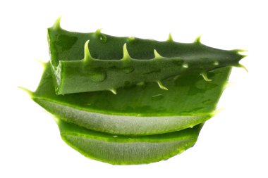 İlaçlar. Aloevera beyaz arka planda