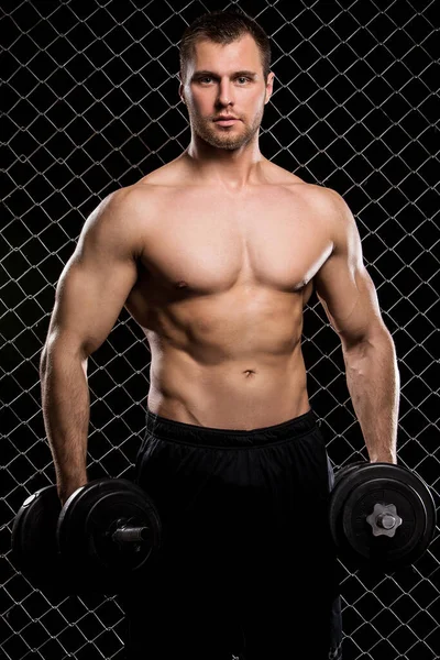 Perfect Body Man Showing His Perfect Body — Stock Photo, Image