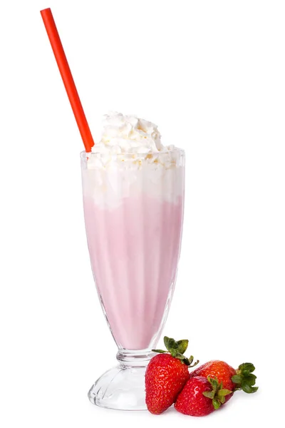 Délicieux Milk Shake Sur Table — Photo