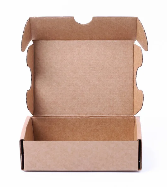 Carton Box White Background — Stock Photo, Image