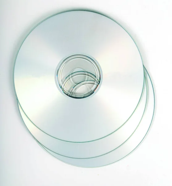 Compact Disc Auf Dem Tisch — Stockfoto