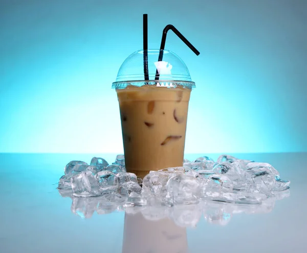 Холодный Кофе Льдом — стоковое фото