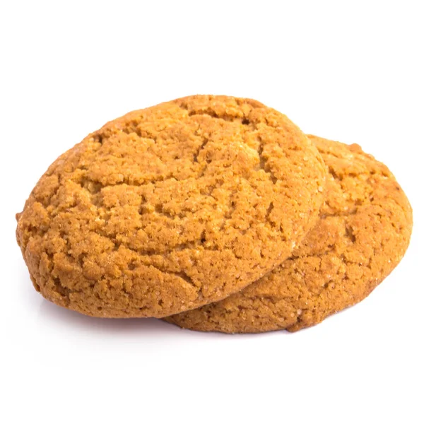 白い背景においしいクッキー — ストック写真