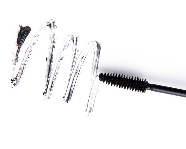 Cosmetics on a white background