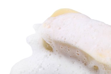 Köpüklü sarı sünger.