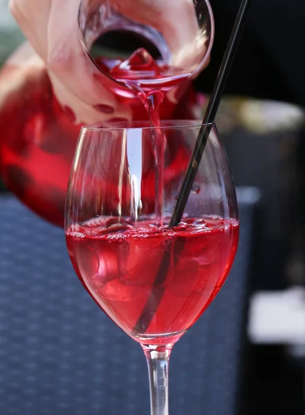 Cocktail Drink Table — Stock Photo, Image