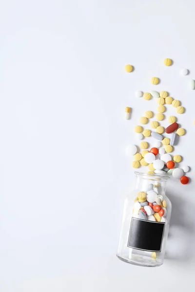 Medicina Salud Tabletas Sobre Mesa — Foto de Stock