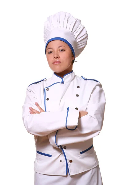 Hermosa Mujer Imágenes Chef —  Fotos de Stock