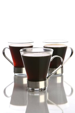 Kahve fincanı yakın çekim görüntüsü