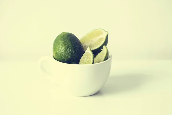 Citrus Juicy Lime Cup — Stock Photo, Image