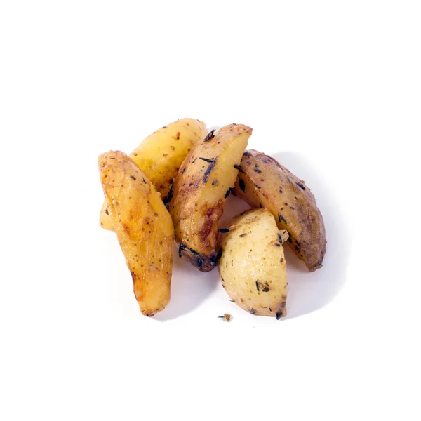 Smoked Potato White Background — Stock Photo, Image