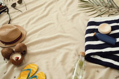 Tatil günü. Plajda tatil.