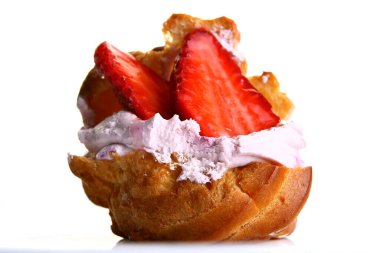 Lezzetli meyveli kek yakın çekim görüntüsü