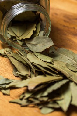 Baharatlar. Masada bir yığın yeşillik var.