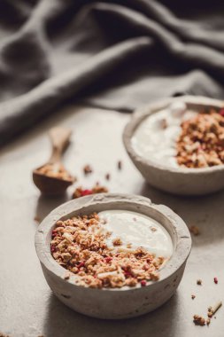Granola. Masada nefis bir kahvaltı.