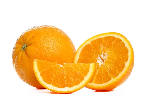 Orange White Background — Stock Photo, Image