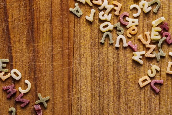 Comida Nutrición Deliciosas Cartas Pasta — Foto de Stock