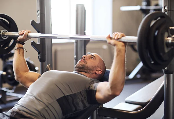 Fitness Hombre Gimnasio — Foto de Stock