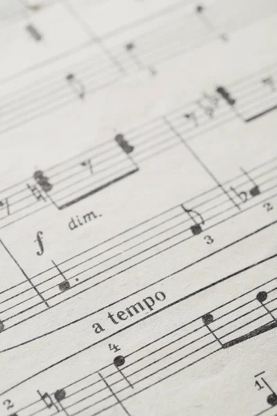 Vintage Music Notes Vintage Paper Royalty Free Stock Photos