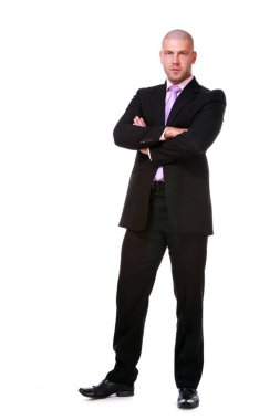 beyaz izole iş adamı