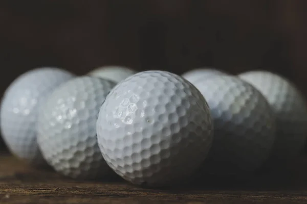 Weinig Golfballen Tafel — Stockfoto