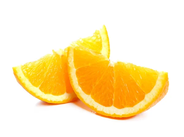 Orange White Background — Stock Photo, Image