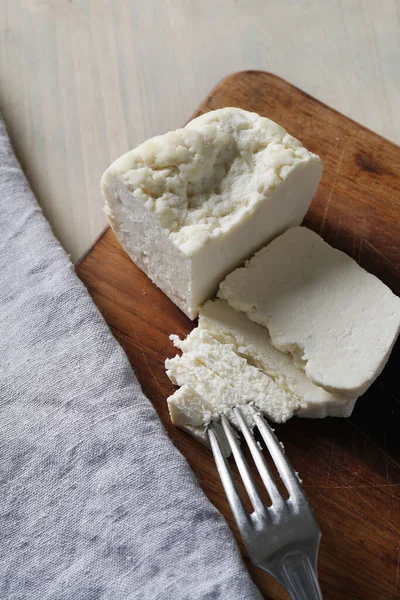 Latteria Formaggio Sul Tavolo — Foto Stock