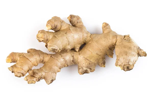 Vegetable Ginger White Background — Stock Photo, Image