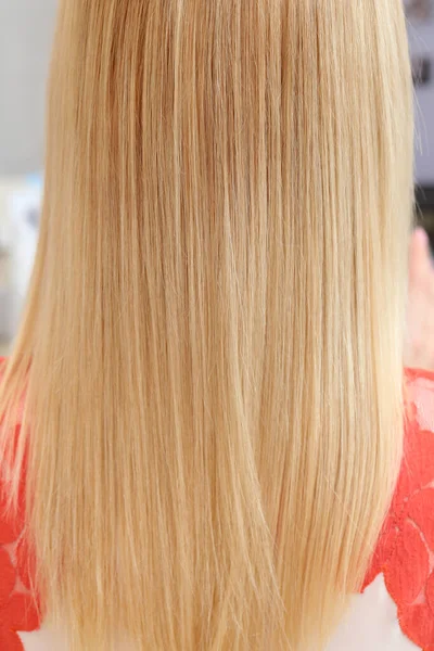Schöne Niedliche Blonde Haare Frau — Stockfoto
