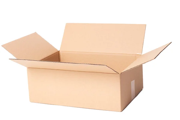 Carton Boxes White Background — Stock Photo, Image