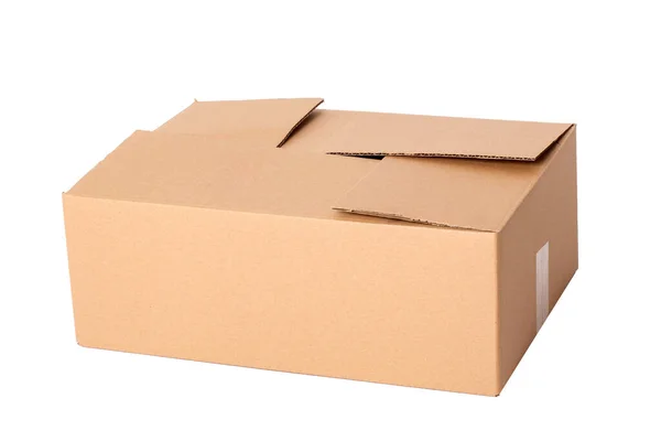 Carton Boxes White Background — Stock Photo, Image