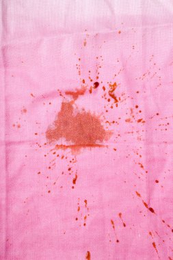 Peçetedeki kahve lekeleri.