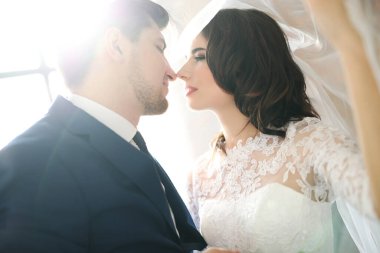 Düğün için. Güzel çift evleniyor.