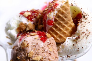 dondurma yakın çekim görüntüsü