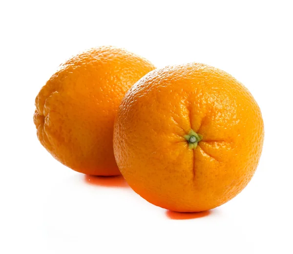 Orange White Background — Stock Photo, Image