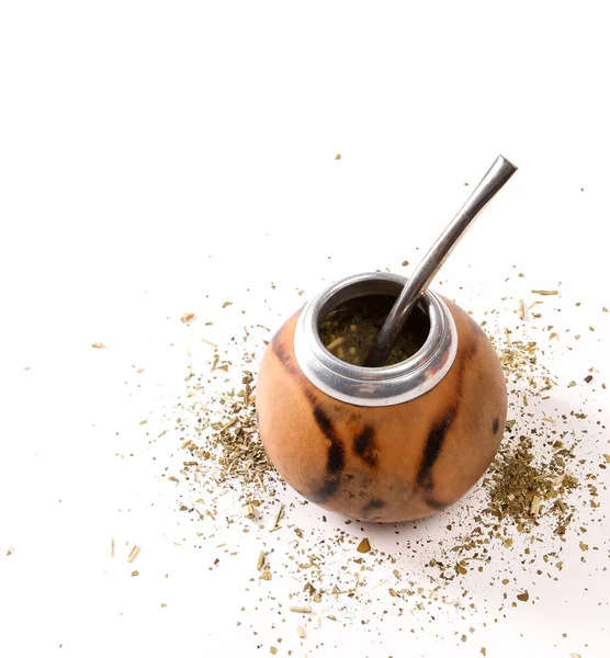 Τσάι Matte Κούπα Calabash — Φωτογραφία Αρχείου