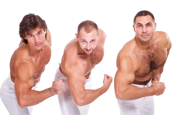 Göster Striptiz Seksi Vücutlu Yakışıklı Erkekler — Stok fotoğraf