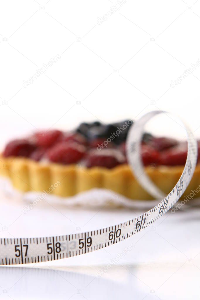 a fresh fruitcake with blueberry berry