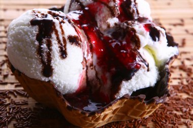 dondurma yakın çekim görüntüsü