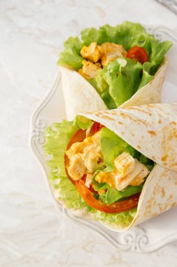 Masadaki lezzetli tortilla