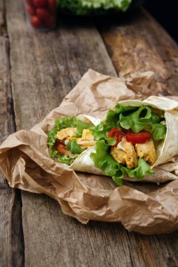 Masadaki lezzetli tortilla