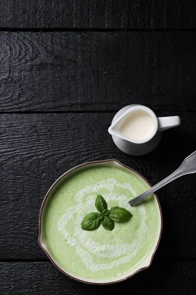 Eten Heerlijke Soep Gemaakt Van Erwten — Stockfoto