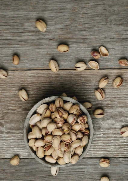 Spuntini Pistacchi Una Ciotola — Foto Stock