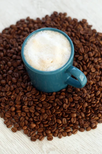 Coffee Heart Table — Stock Photo, Image