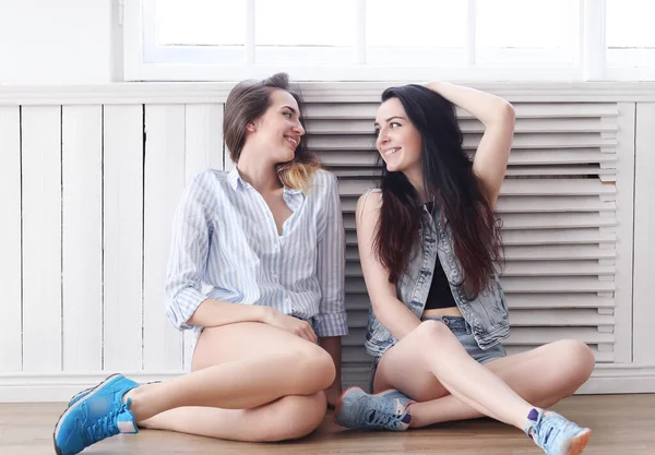 Mulheres Amizade Melhores Amigos Para Sempre — Fotografia de Stock