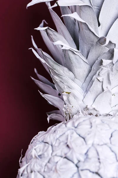 Abacaxi Branco Extravagante Mesa — Fotografia de Stock